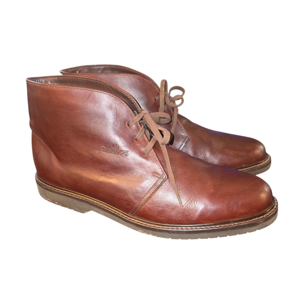 Sebago Drysides Waterproof Chukka Boots Mens 13 Brown Leather 28979W Made in USA